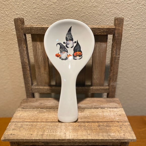 Halloween Gnome Spoon,  Witch Gnomes Melamine Spoon Rest, Halloween Witch Gnomes - Picture 2 of 13